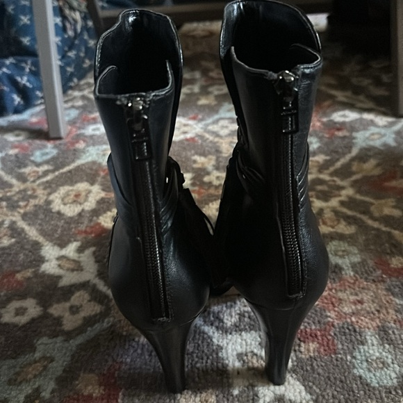 Coach Jessie Silky Nappa leather fringe booties - Picture 3 of 7